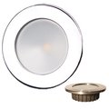 Lunasea Lighting Lunasea Gen3 Warm White, RGBW Full Color 3.5 in. IP65 Recessed Light w/Polished Stainless Steel B LLB-46RG-3A-SS